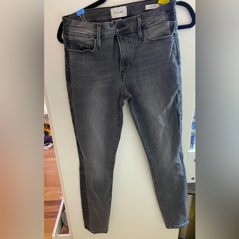 Gray Jean pants